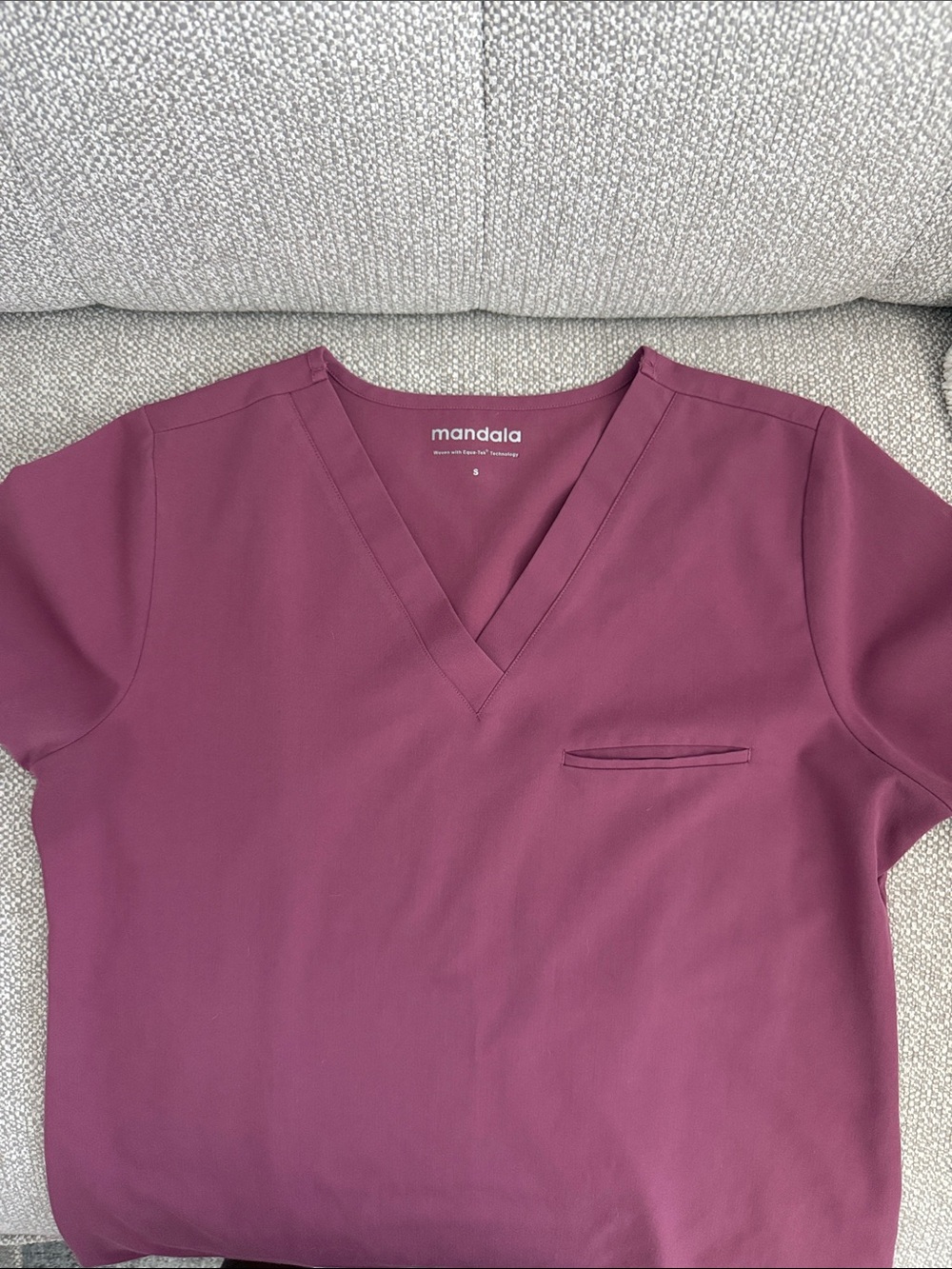 Mandala Scrubs One Pocket Top